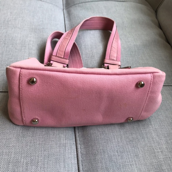 YSL Yves Saint Laurent Vintage Iconic Logo Canvas Small Bag - Picture 7 of 8